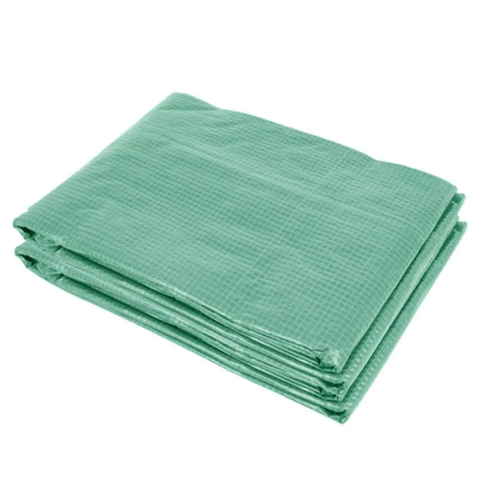 Walk In Greenhouse Cover Replacement Plant Growhouse PE Cover 3.5x3x2m Green